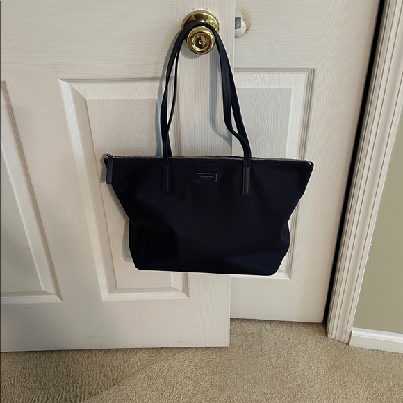 Kate Spade Nylon Navy Blue Hayden Large Tote - Picture 5 of 7